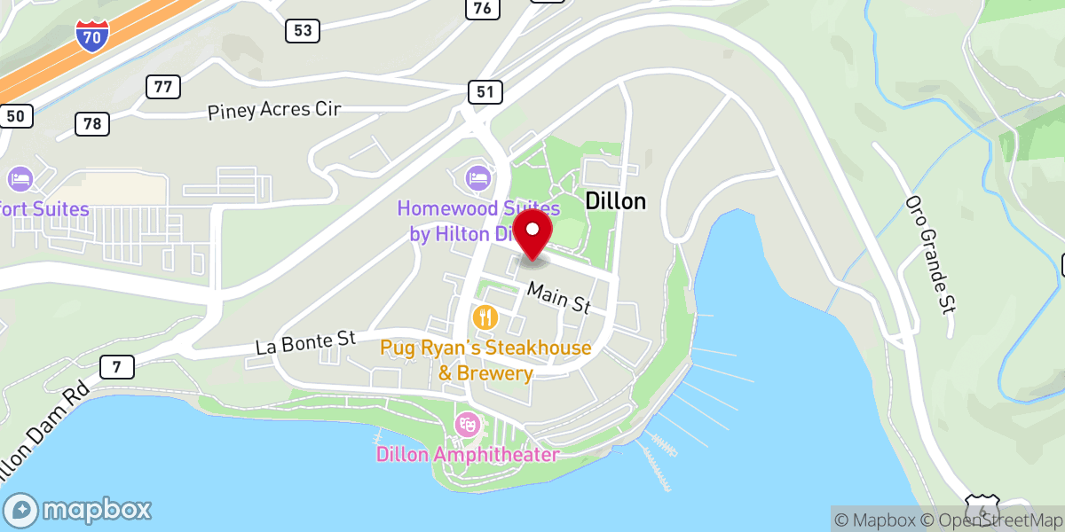 Map showing location of PMI Summit Colorado