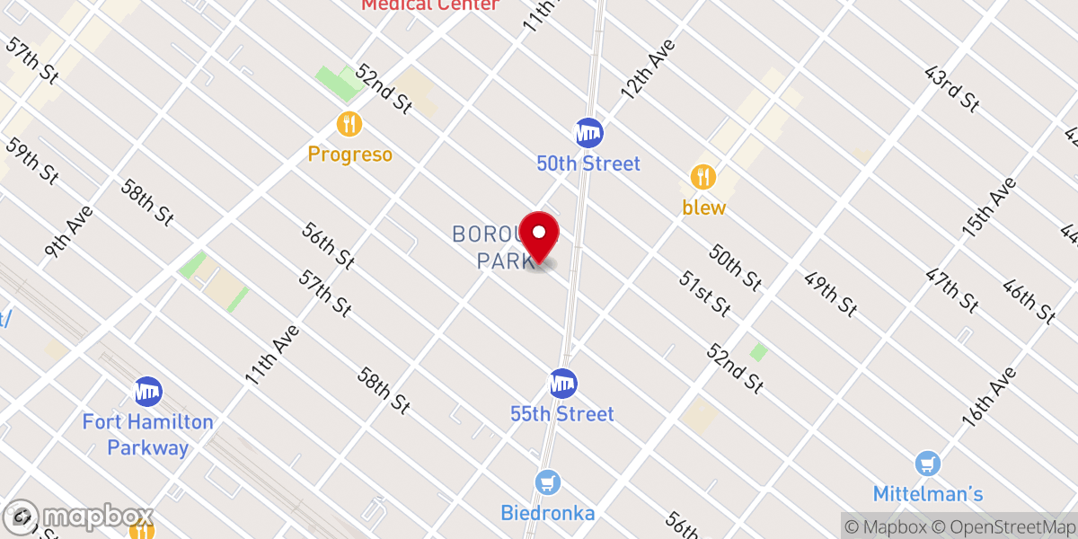 Map showing location of Rav Chesed
