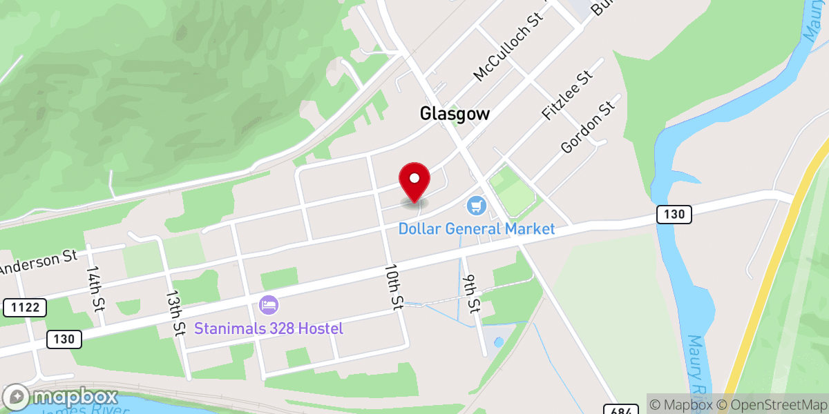 Map showing location of New Grace Church of God of Prophecy