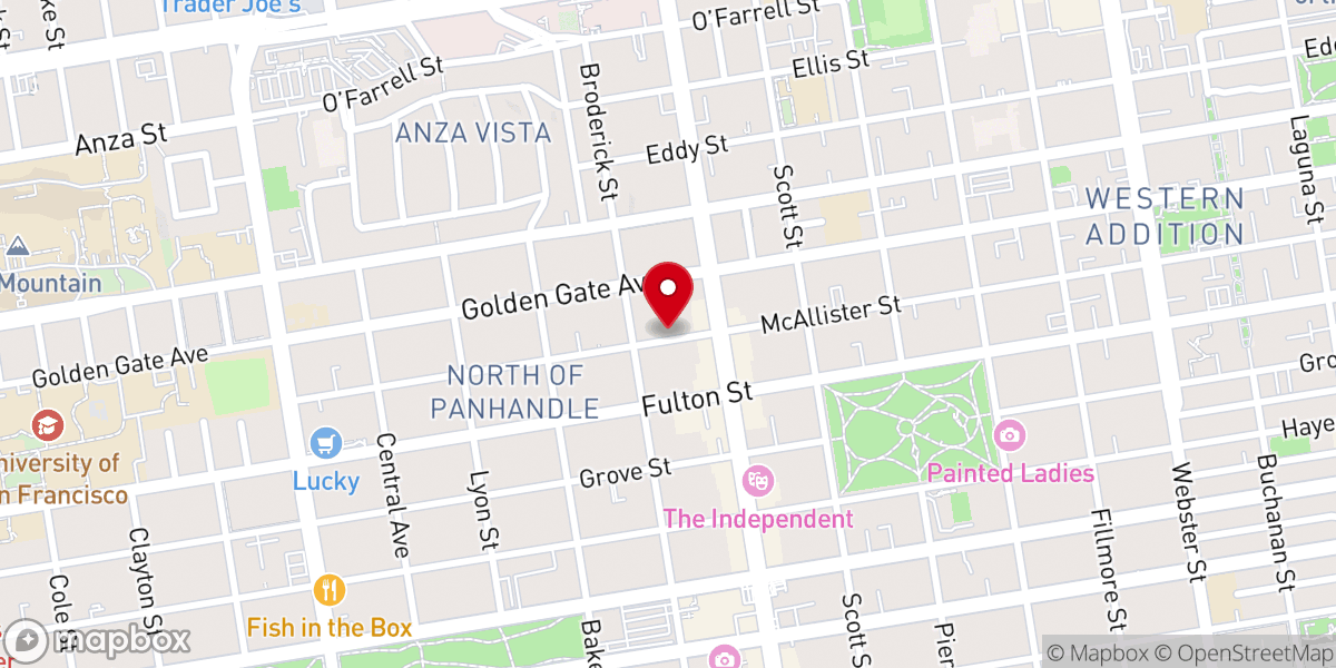 Map showing location of Redemption Church