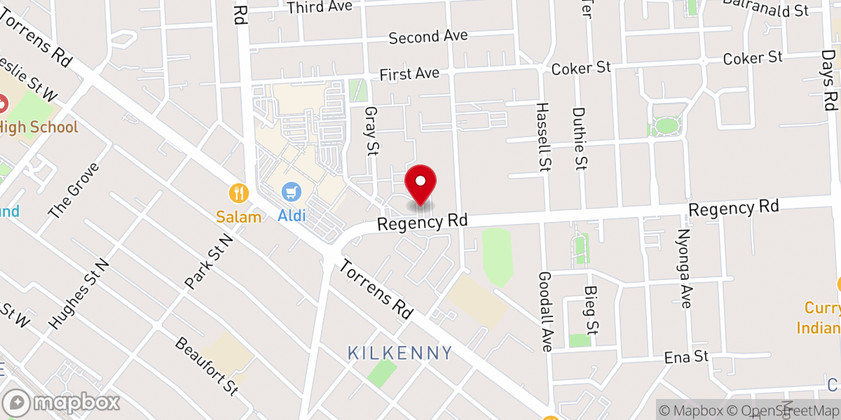 Map showing location of Christian Life Bible Church