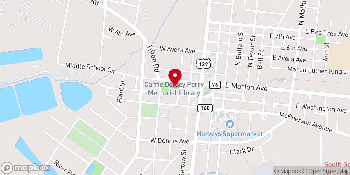 Map showing location of First Baptist Church of Nashville