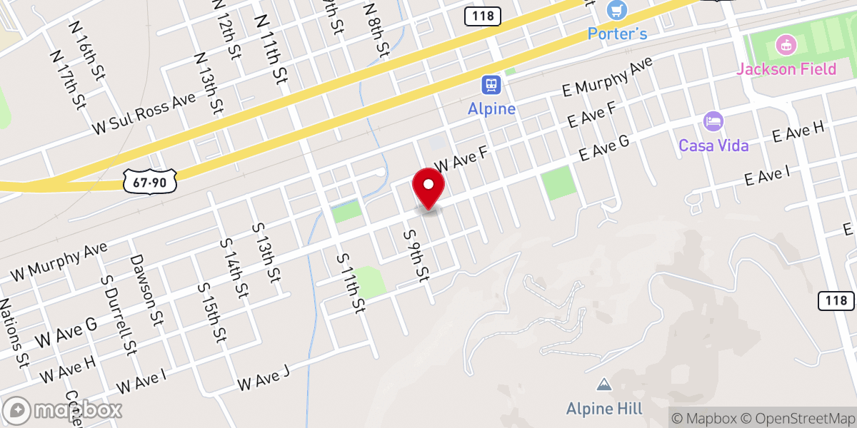 Map showing location of Mount Sinai United Methodist Church