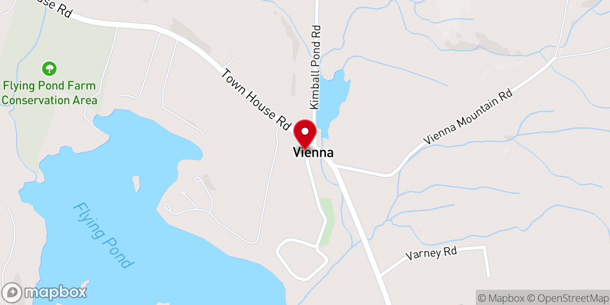 Map showing location of Vienna Baptist Church