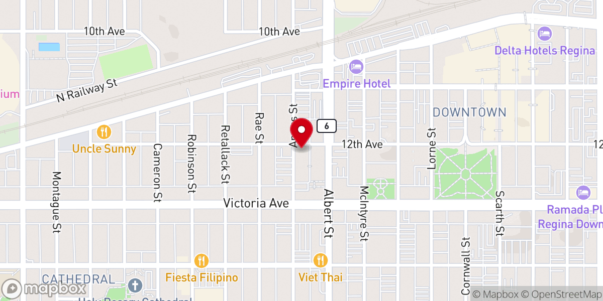Map showing location of First Karen Baptist Church