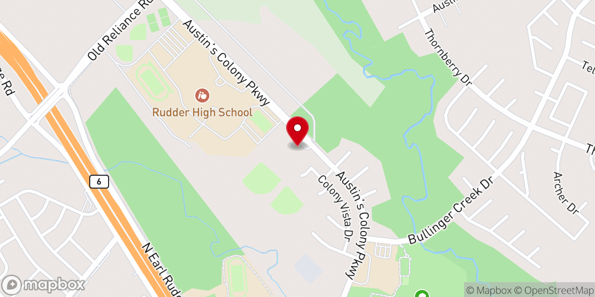 Map showing location of Bryan Community Church