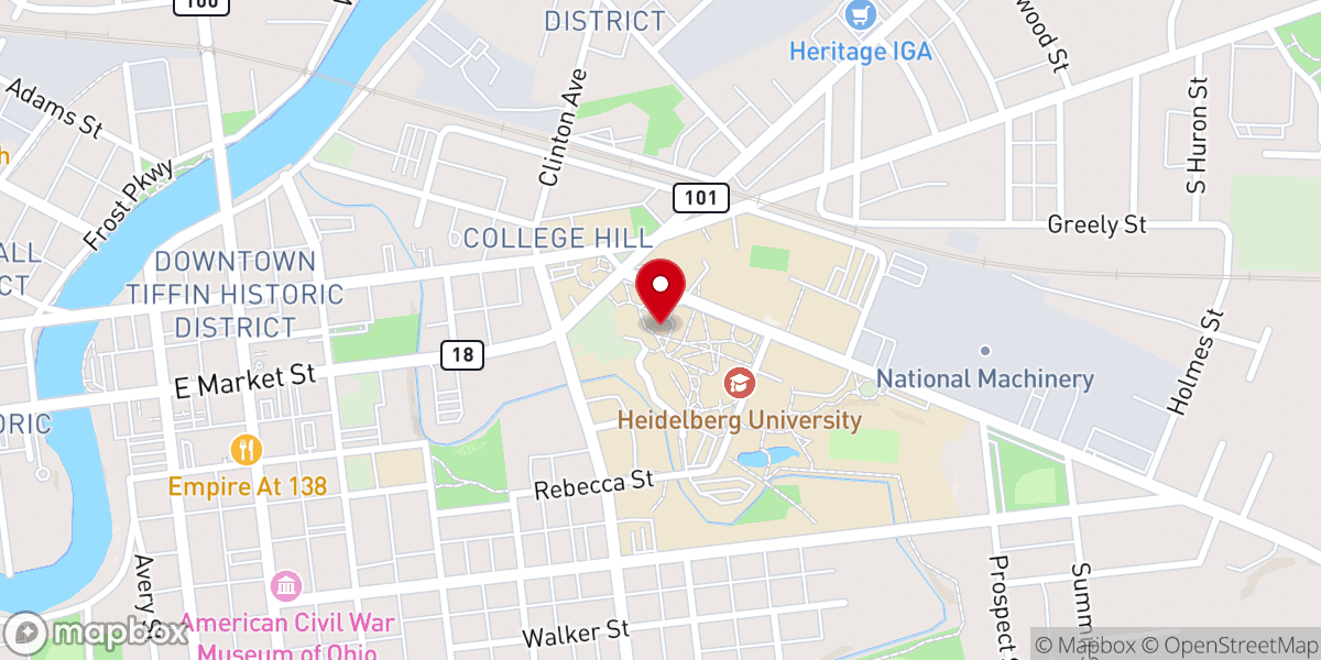 Map showing location of Herbster Chapel
