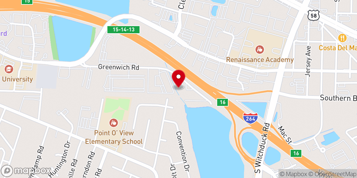Map showing location of Holy Cross