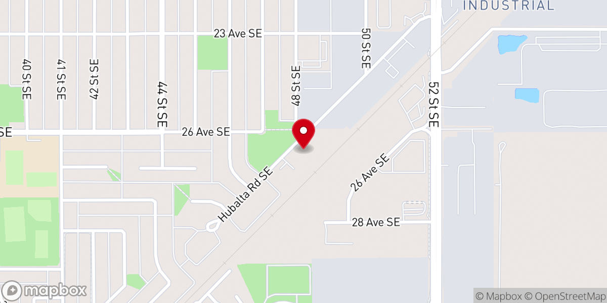 Map showing location of Hope Mission