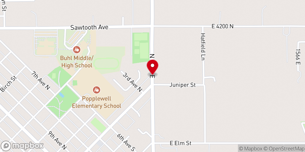 Map showing location of Clear Lakes Christian Academy