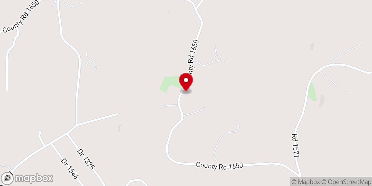 Map showing location of Union Grove Church of God of Prophecy