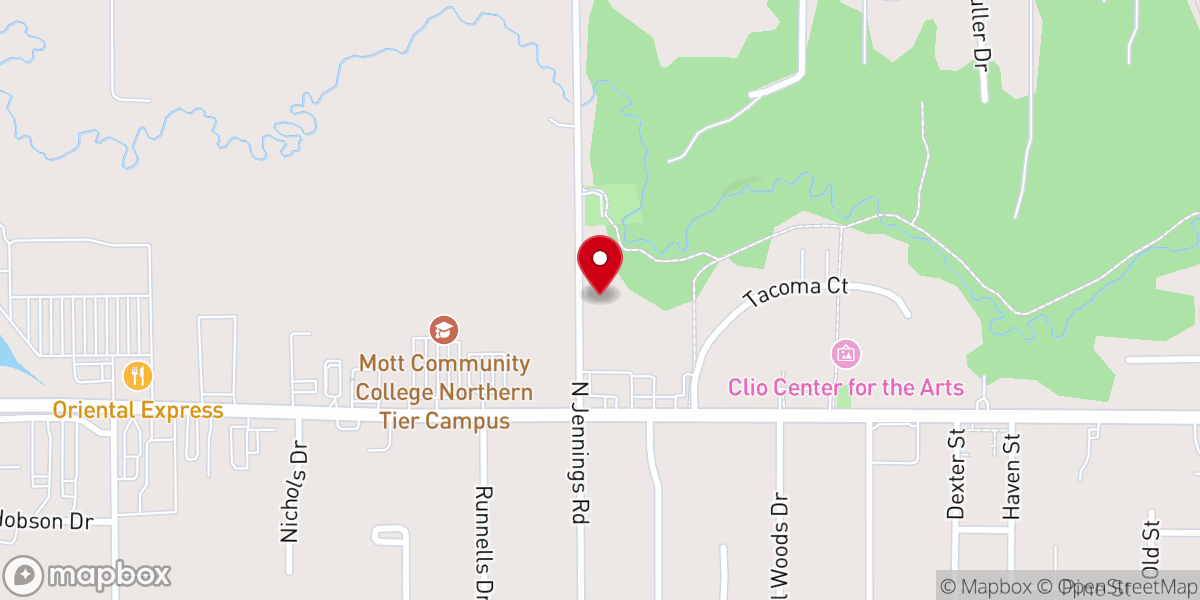 Map showing location of st. charles & helena church