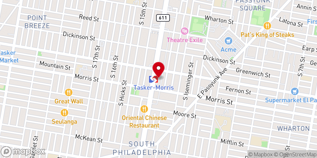 Map showing location of International Bethel Church