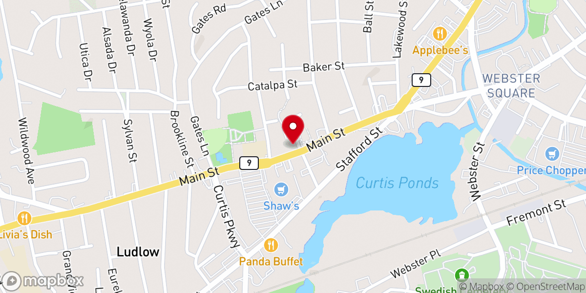 Map showing location of Our Lady of the Angels Parish
