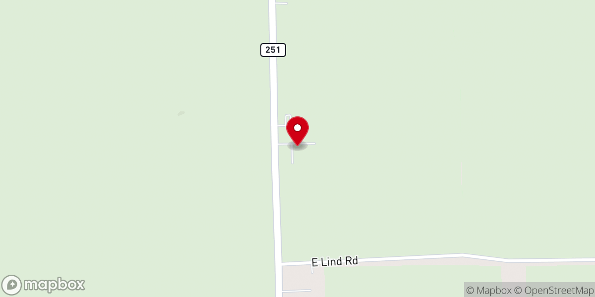 Map showing location of Crossroads Community Church Rochelle