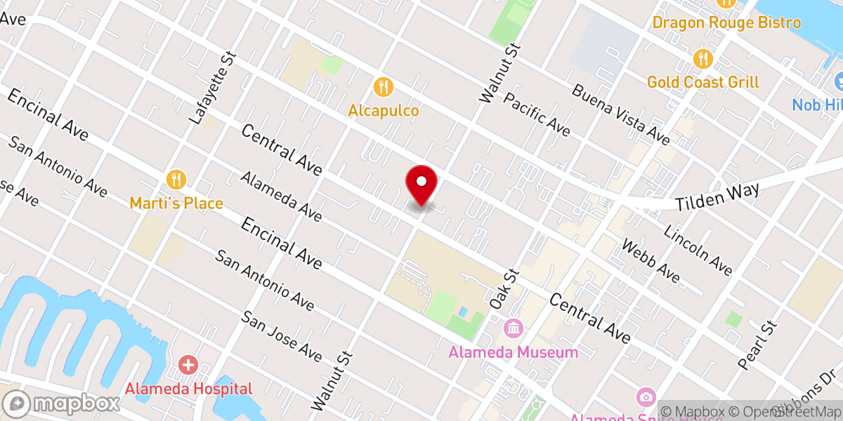 Map showing location of La Luz Del Mundo Church