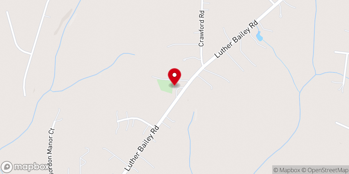 Map showing location of Community Bible Church