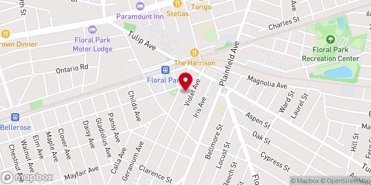 Map showing location of United Methodist Church