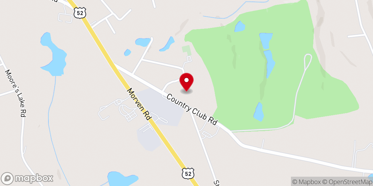 Map showing location of Wadesboro Health and Rehabilitation Center