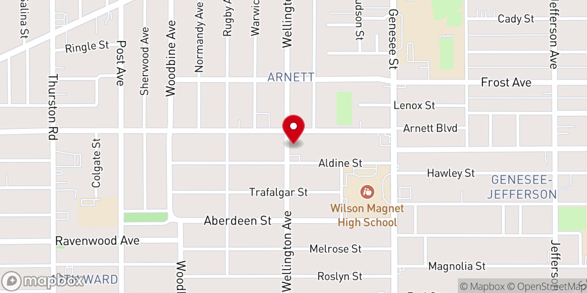 Map showing location of New Life Fellowship