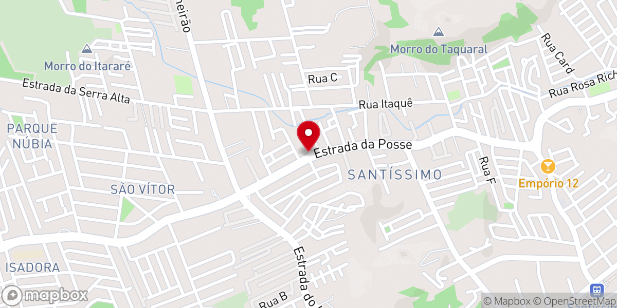 Map showing location of Igreja Evangélica Assembleia de Deus em Santíssimo
