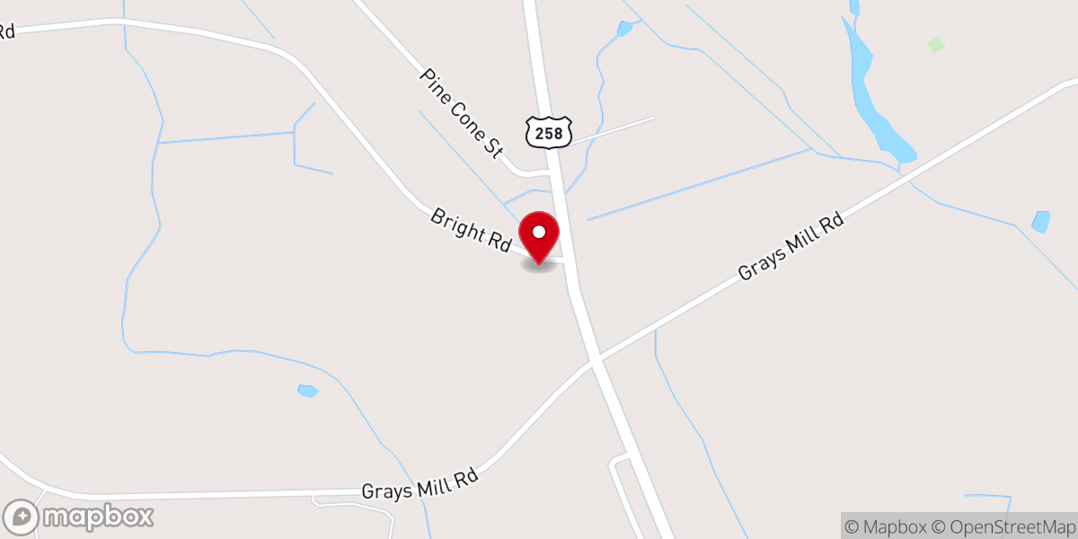 Map showing location of Greater Victory Apostolic Church