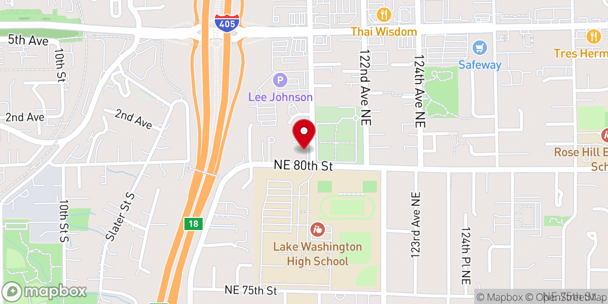 Map showing location of Eastside Fellowship Seventh-day Adventist Church