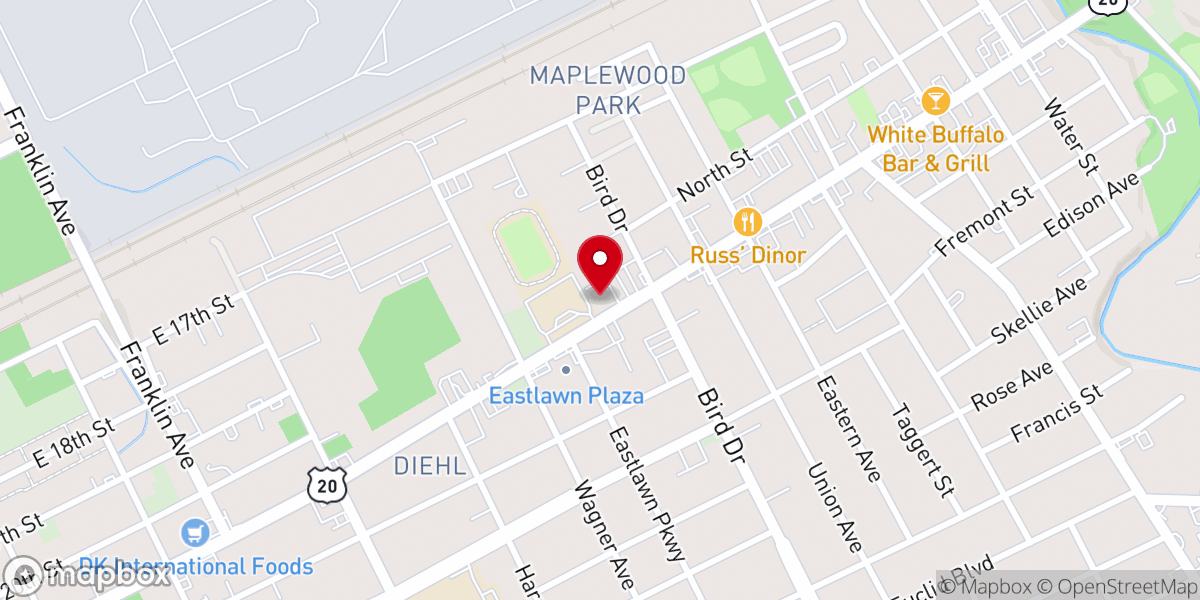 Map showing location of St James Place