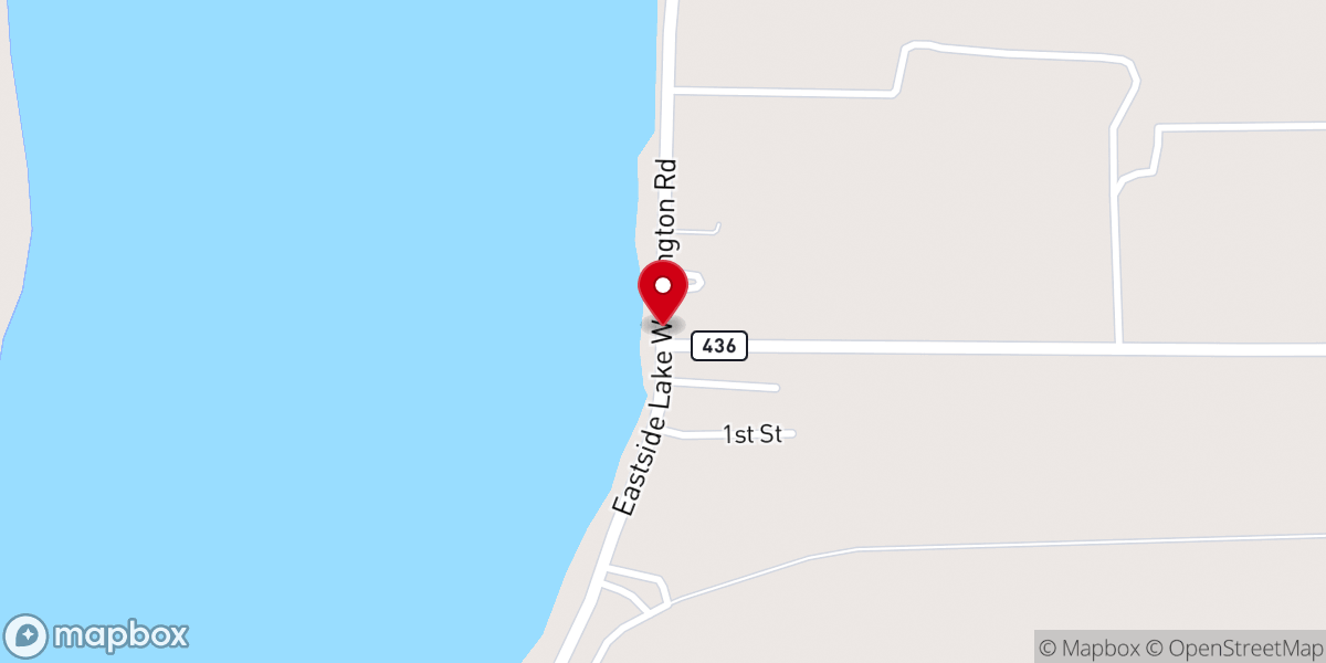 Map showing location of Glen Allan Methodist Church