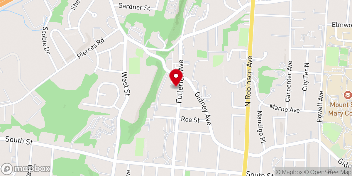 Map showing location of Faith Family Church