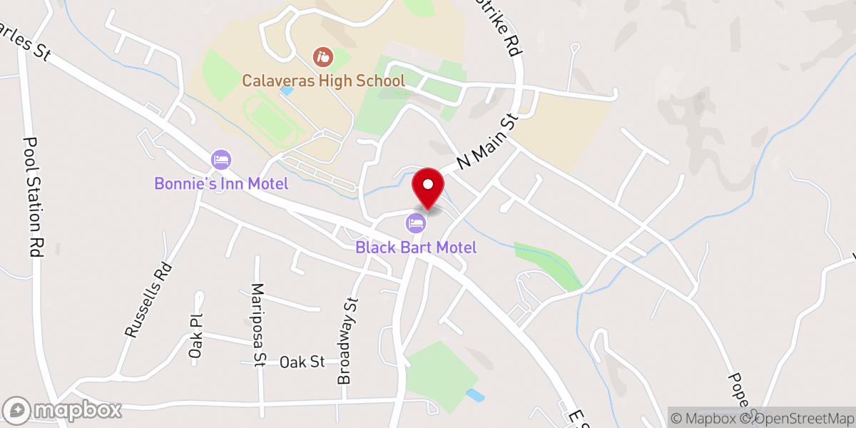 Map showing location of Cornerstone Church