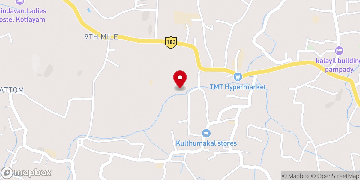 Map showing location of Holy Immanuel CSI Church