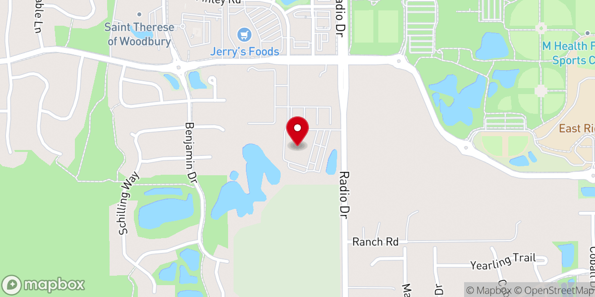 Map showing location of Five Oaks Church