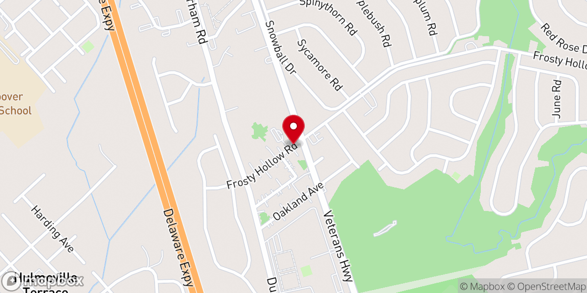 Map showing location of Trinity Community Church