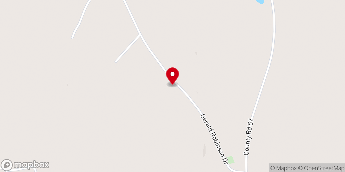 Map showing location of McCrary Church