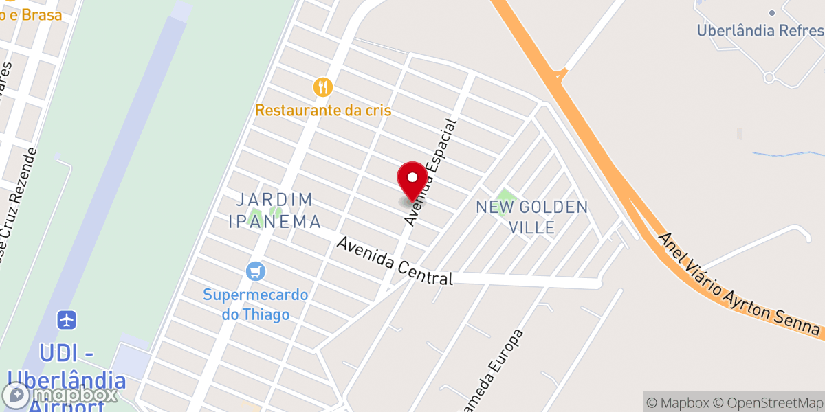 Map showing location of Assembléia de Deus - Templo Sede