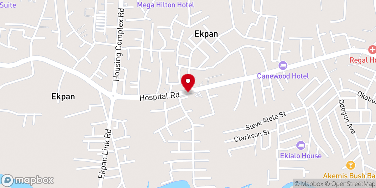 Map showing location of Zion Baptist Church