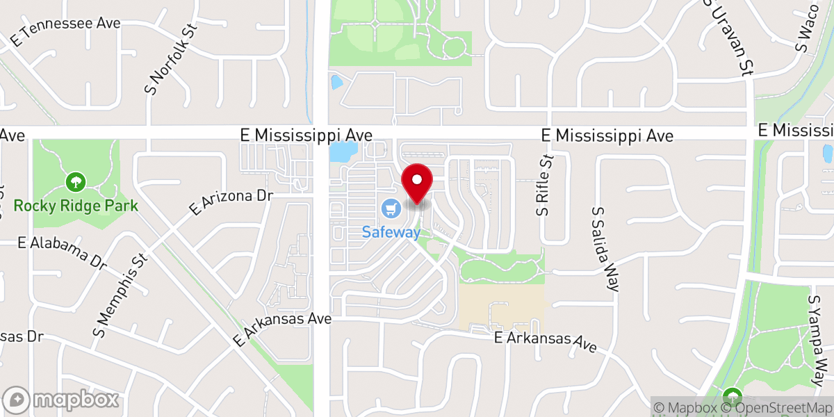 Map showing location of Real Life Christian Center