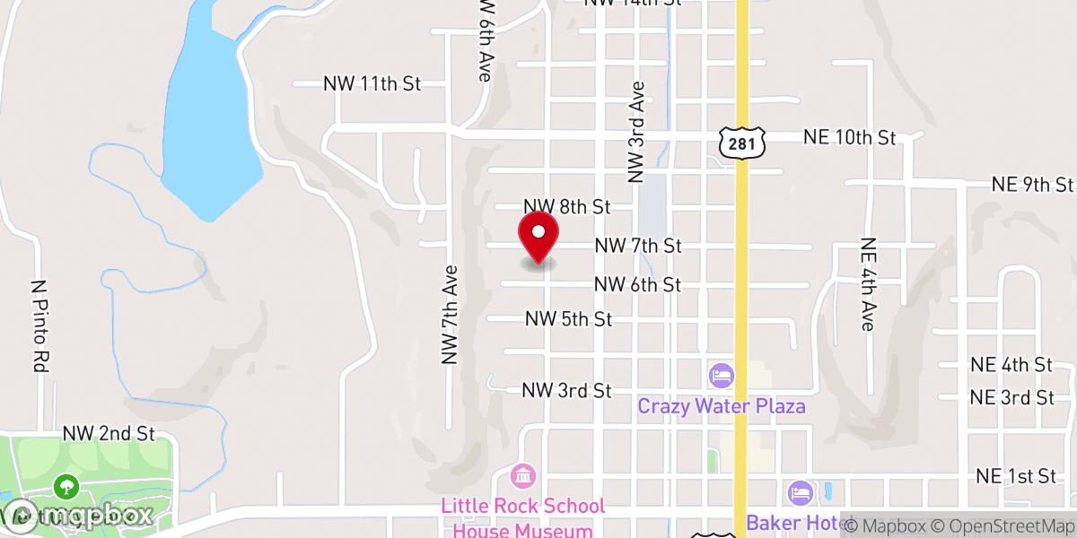 Map showing location of St Luke's Church