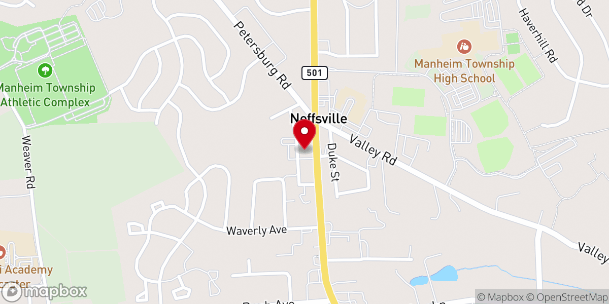 Map showing location of Long Memorial United Methodist Church