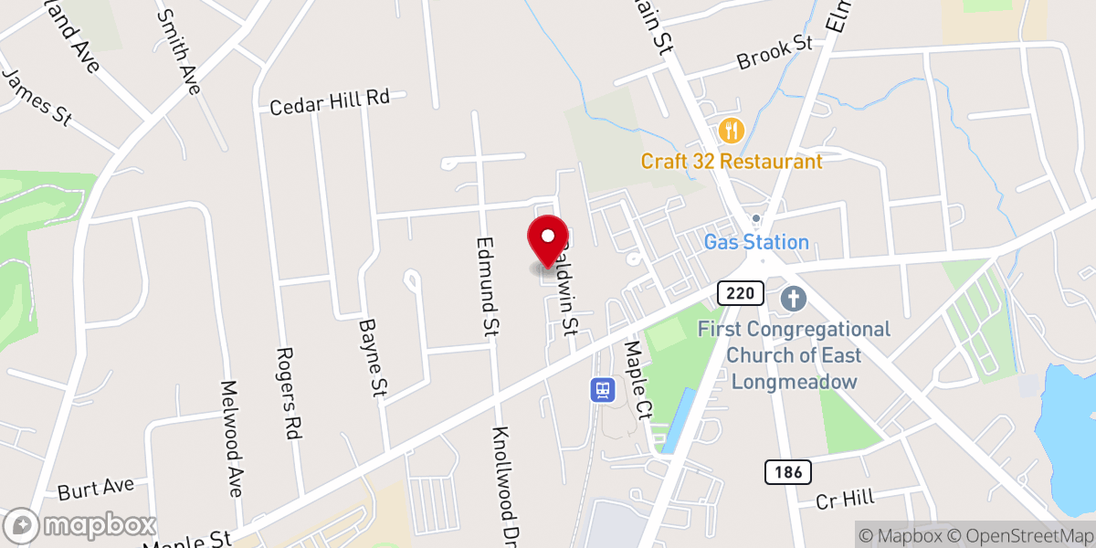 Map showing location of Knights of Columbus