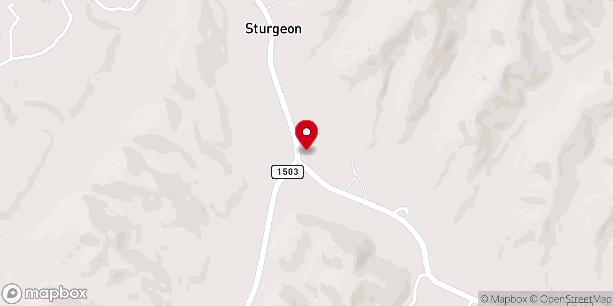 Map showing location of Royal Oak Baptist Church