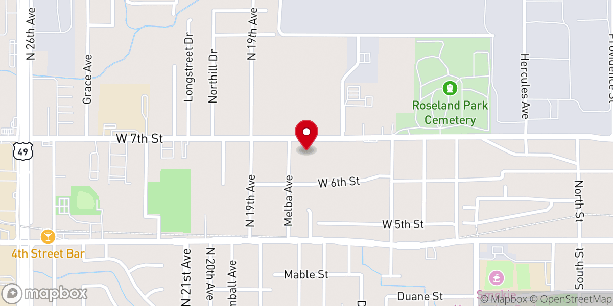 Map showing location of Truth Church