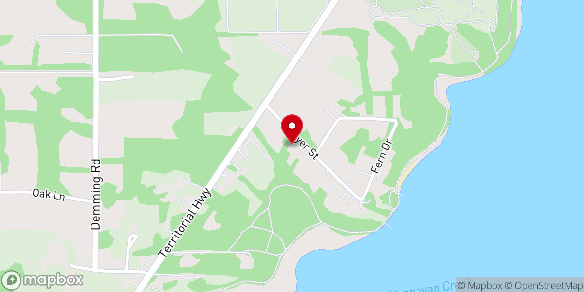 Map showing location of Bethany Church of Franklin Oregon