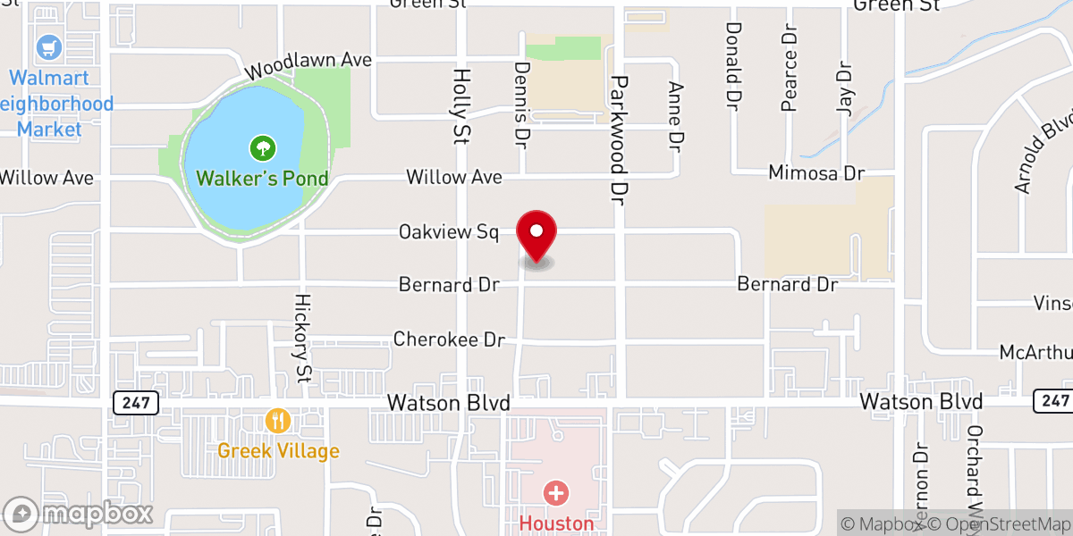 Map showing location of Reach Nazarene Church