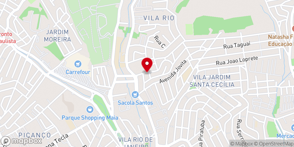Map showing location of Igreja Pentecostal Chegada de Cristo e C