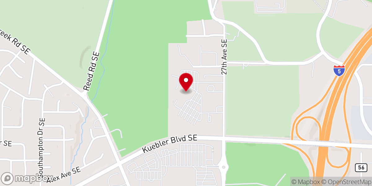Map showing location of Morning Star Community Church