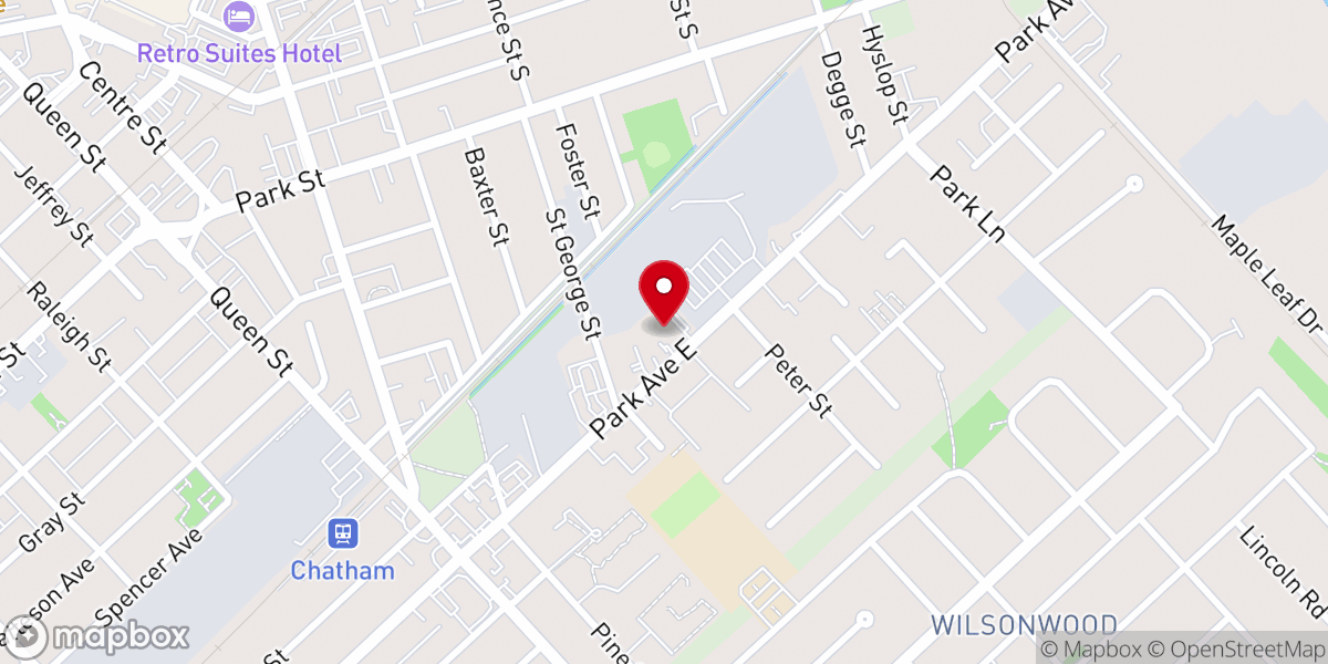 Map showing location of Praise Fellowship Church