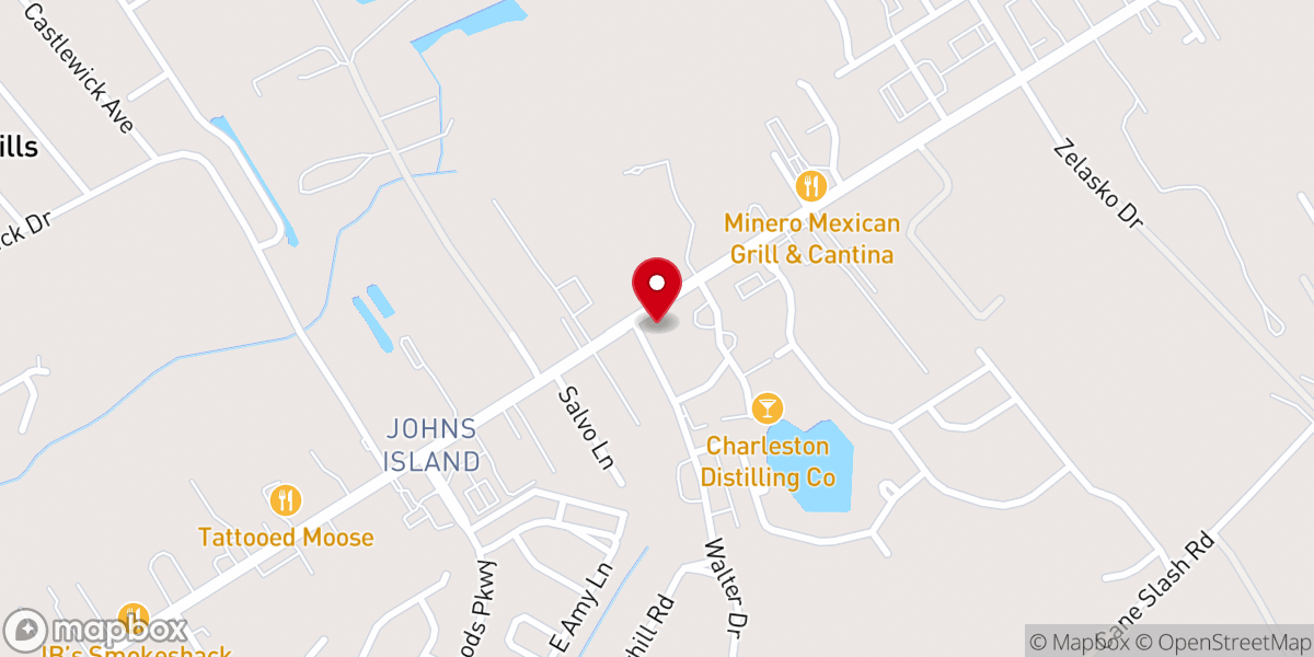 Map showing location of Johns Island Southern Methodist
