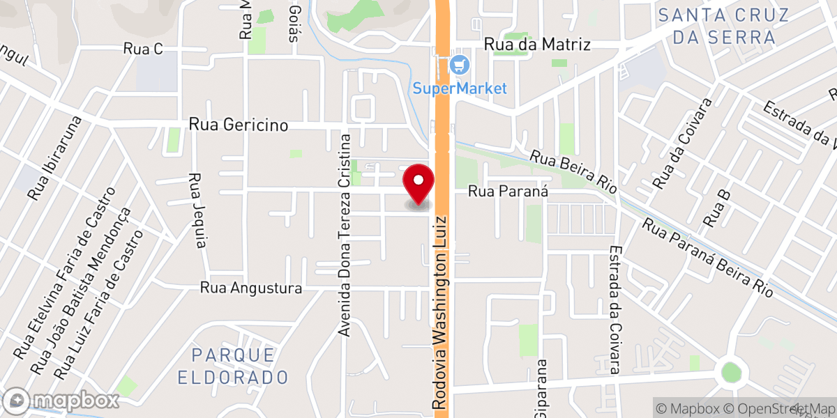 Map showing location of IGREJA BATISTA MONTE MORIA